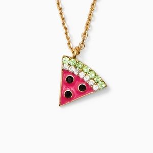 Kate Spade picnic watermelon mini pendant